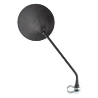 Zrkadlo Univerzálne okrúhle dlhé M8 - čierna tyčka