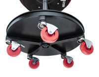 Dielenský sedák otočný s kolieskami, nastaviteľný