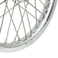 Bicykel kompletný Simson Al. ráfik 1,6 x16 (lúč nerez) pre kotúčovú brzdu - DPR