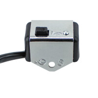 Tlačidlo bzučiaka/klaksónu Babetta - chróm - kompletný