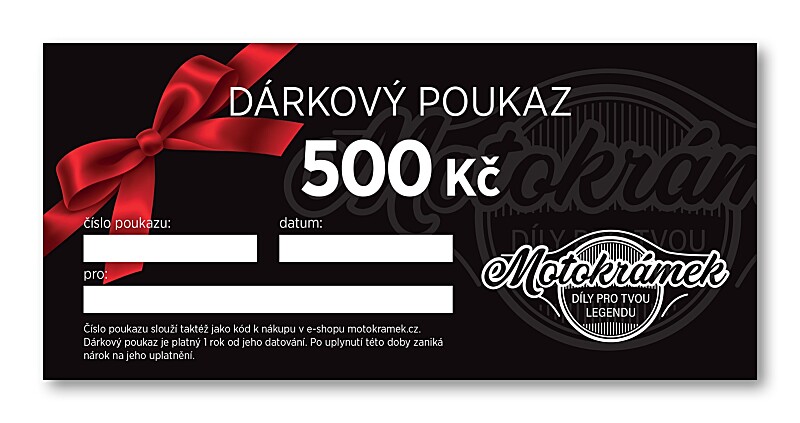 Darčekový poukaz - 500 CZK