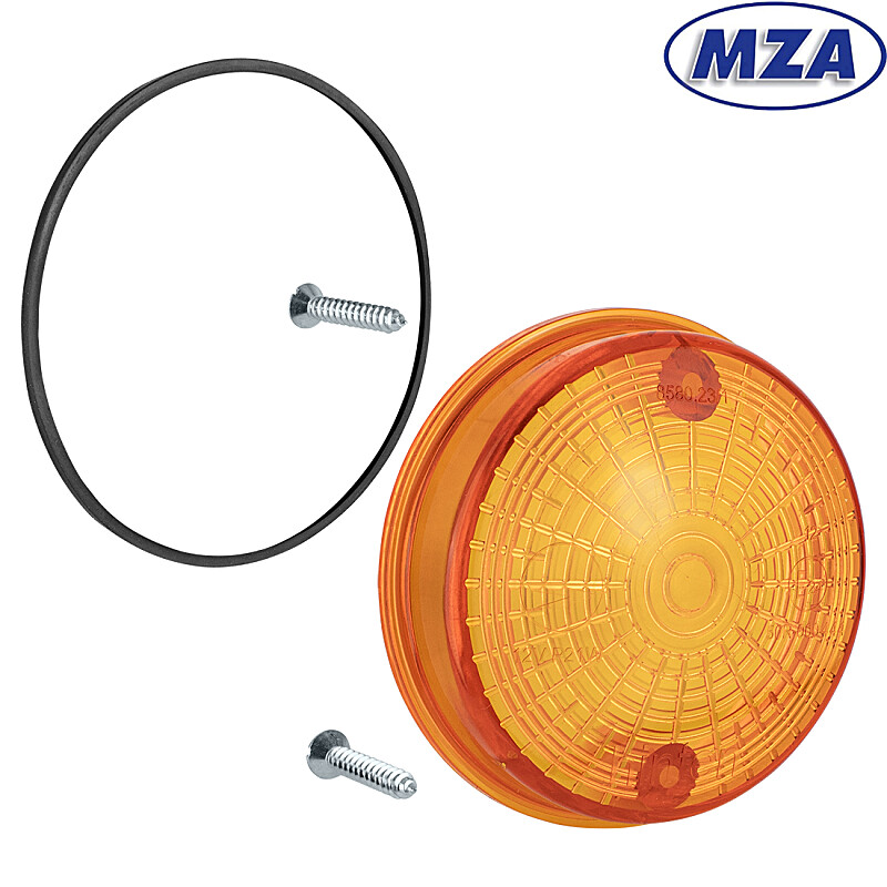 Kryt smerovky zadný Simson - oranžový - MZA
