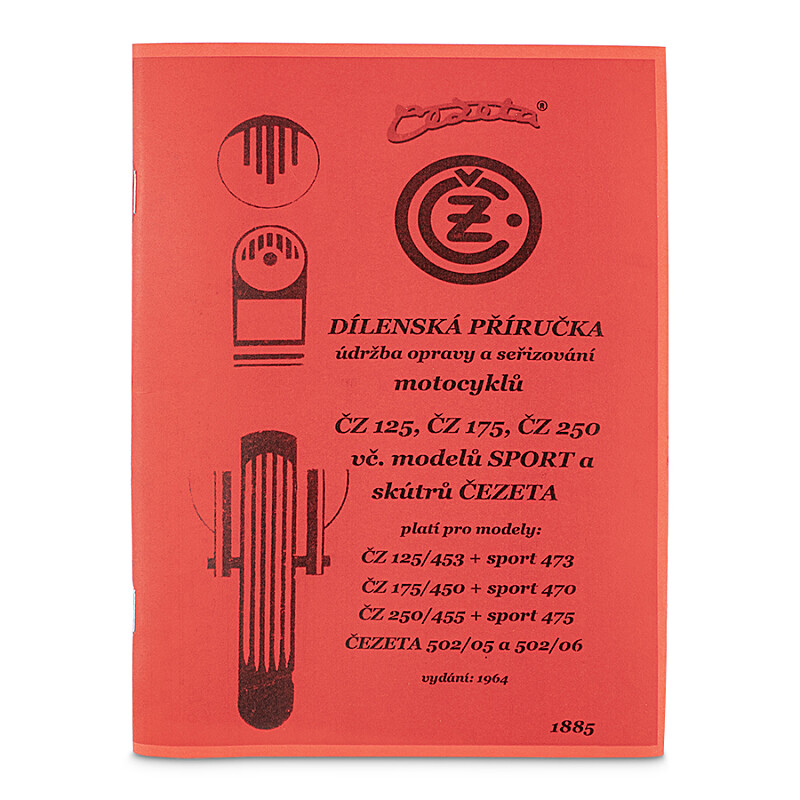Dielenská príručka ČZ 125,175,250 Kyvačka 450,453,455