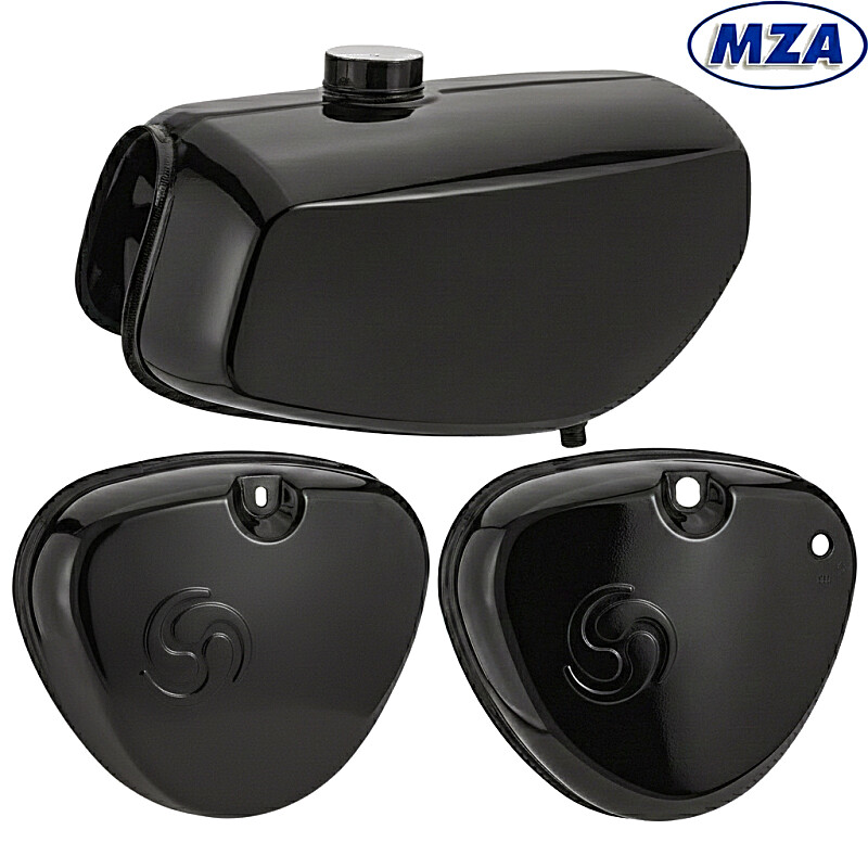 Nádrž veka schránky Simson S51 Elektronik - čierna - MZA