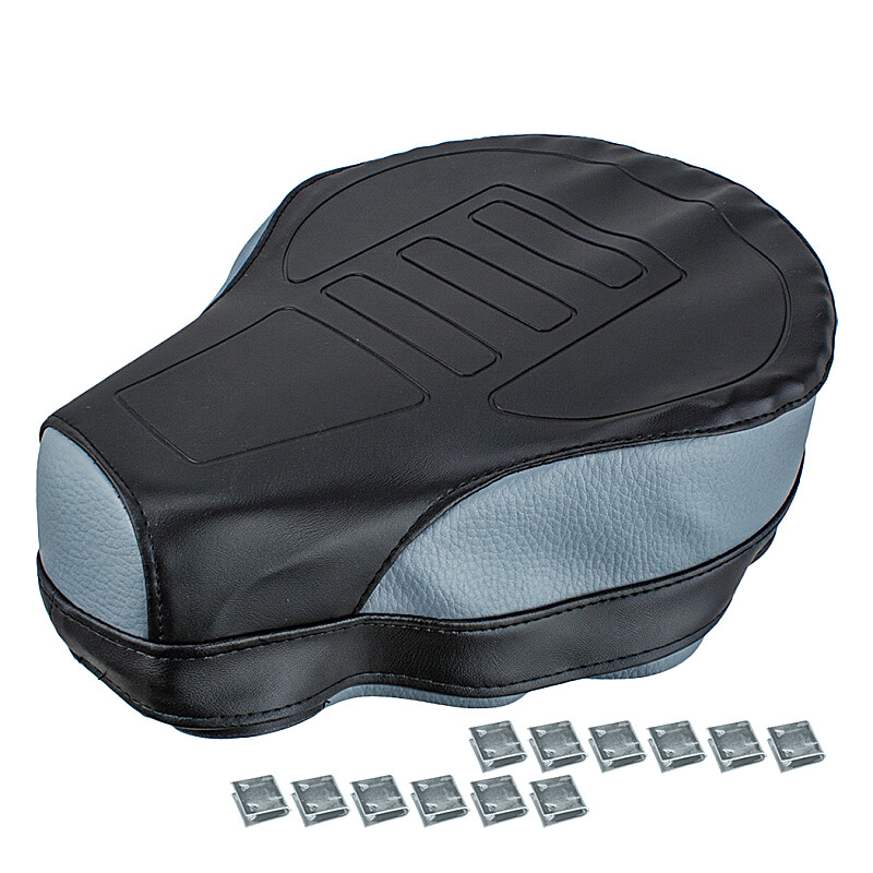 Poťah sedla Babetta 210, 225 - čierno / sivý spony - ČR