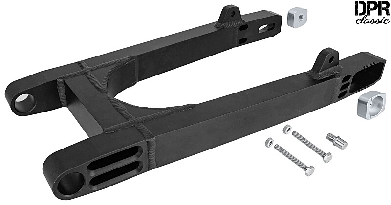 Kývna vidlica Simson S51, S70 hliníková - čierna DPR