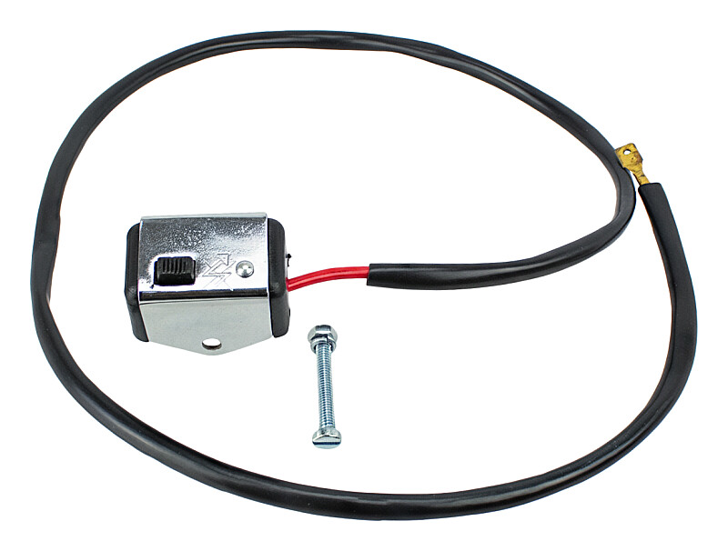 Tlačidlo skratovača Babetta - chróm - kompletný