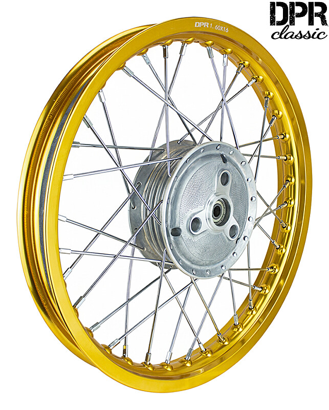Bicykel kompletný Pionier 05, 20, 21, 23 - ráfik Al. zlatý lúč chróm - DPR