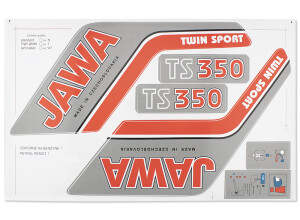 Súprava samolepiek Jawa 350 typ 638,639