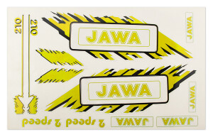 Sada samolepiek JAWA - Babetta - žltá