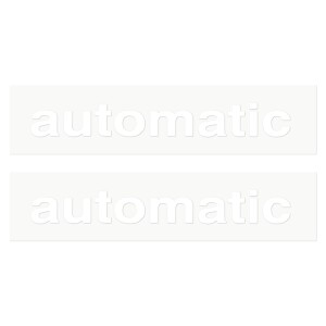 Samolepka automatic biela - sada