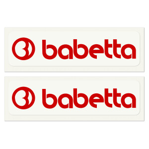 Samolepka Babetta červená 13,5x2,5 - 2 ks
