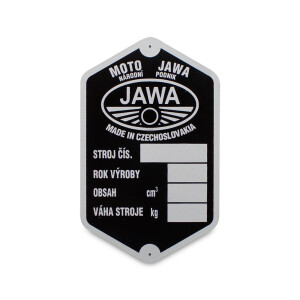 Štítok rámu JAWA 150 kývačka (15)