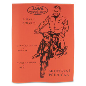 Dielenská príručka Jawa 250,350 Kyvačka, Panelka - formát A4