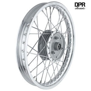 Koleso kompletný Simson S51 hliníkový ráfik 1,5 x16 (lúč chróm) - DPR