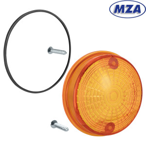Kryt smerovky zadný Simson - oranžový - MZA