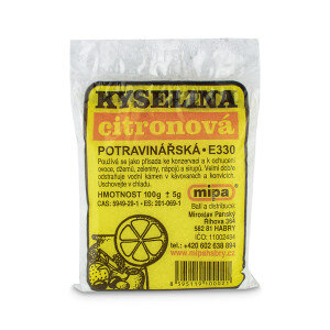 Kyselina citrónová 100g - na odhrdzovanie nádrží