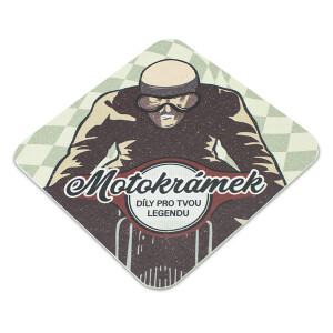 Pivný podtácok Motokrámok
