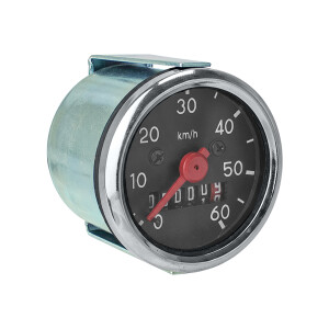 Tachometer 60km/h Babetta - čierny ciferník - VÝPREDAJ
