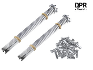 Výplet kolesa Simson pre 16 ráfik s kotúčovou brzdou - DPR - chróm