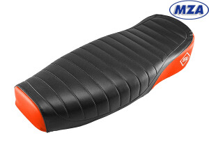 Sedlo úplné Simson S51 Enduro - čierno/červené - MZA