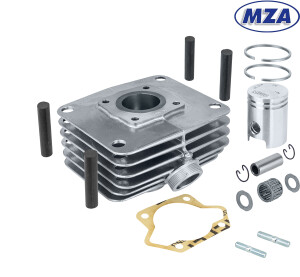 Valec Simson S51, SR50 - 50 ccm MZA - set (leštený povrch)