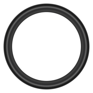 Krúžok výfuku gumový Jawa 40x4 čierny