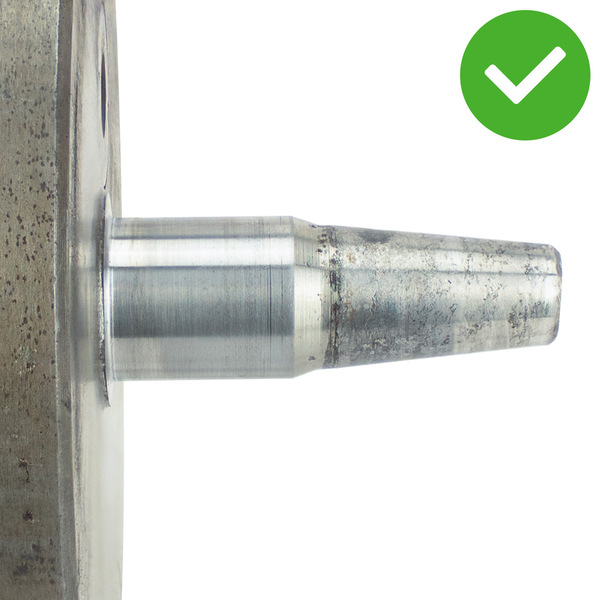 Nepoškodený čap pod&nbsp;ložiskom