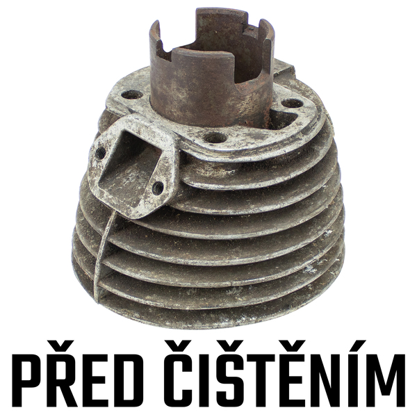 Hliníkový valec pred čistením