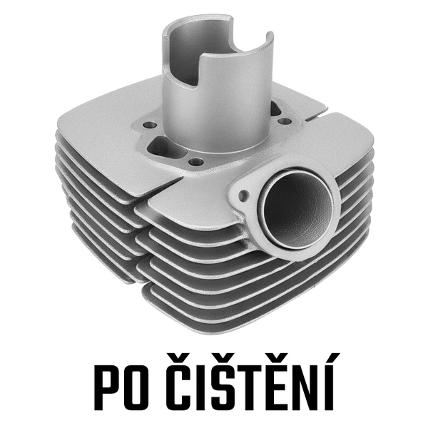 Liatinový valec po&nbsp;čistení